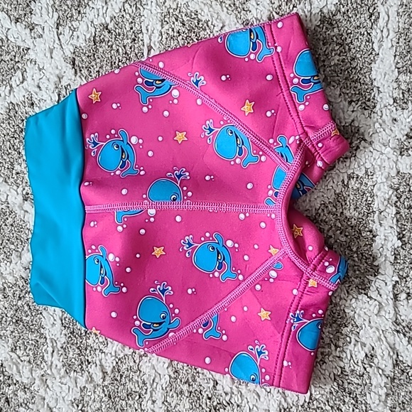 4 for $28 - Water Babies Splash Jammers Girls 2-3Y Pink Wetsuit Shorts - Picture 2 of 6